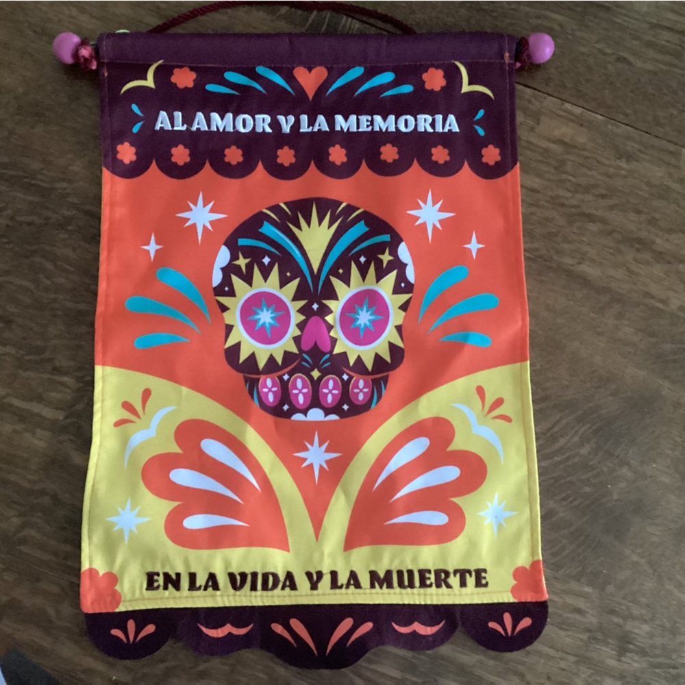 Colorful Day of the Dead Wall Hanging